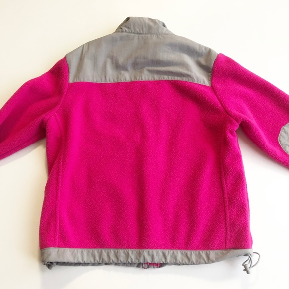 Polar Edge Fleece Zip Jacket Rip Stop Fabric Elbow Patch & Chest Pink M(8/10) - Picture 5 of 8